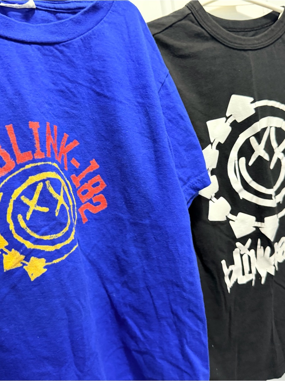 TWO Children's Place 
Blink-182 Graphic Tees 
Black & Blue